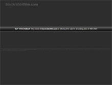 Tablet Screenshot of blackrabbitfilm.com
